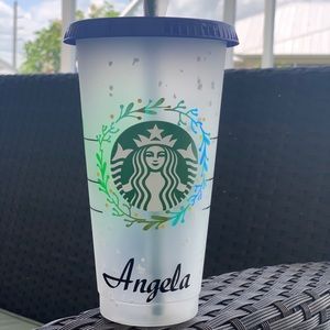 Starbucks confetti cold cup